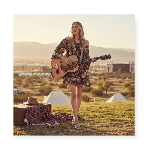 French Connection Dresses & Skirts - new French Connection 𑁍 Dream Floral Print Off Shoulder Mini Dress 𑁍 Olive 𑁍 XS